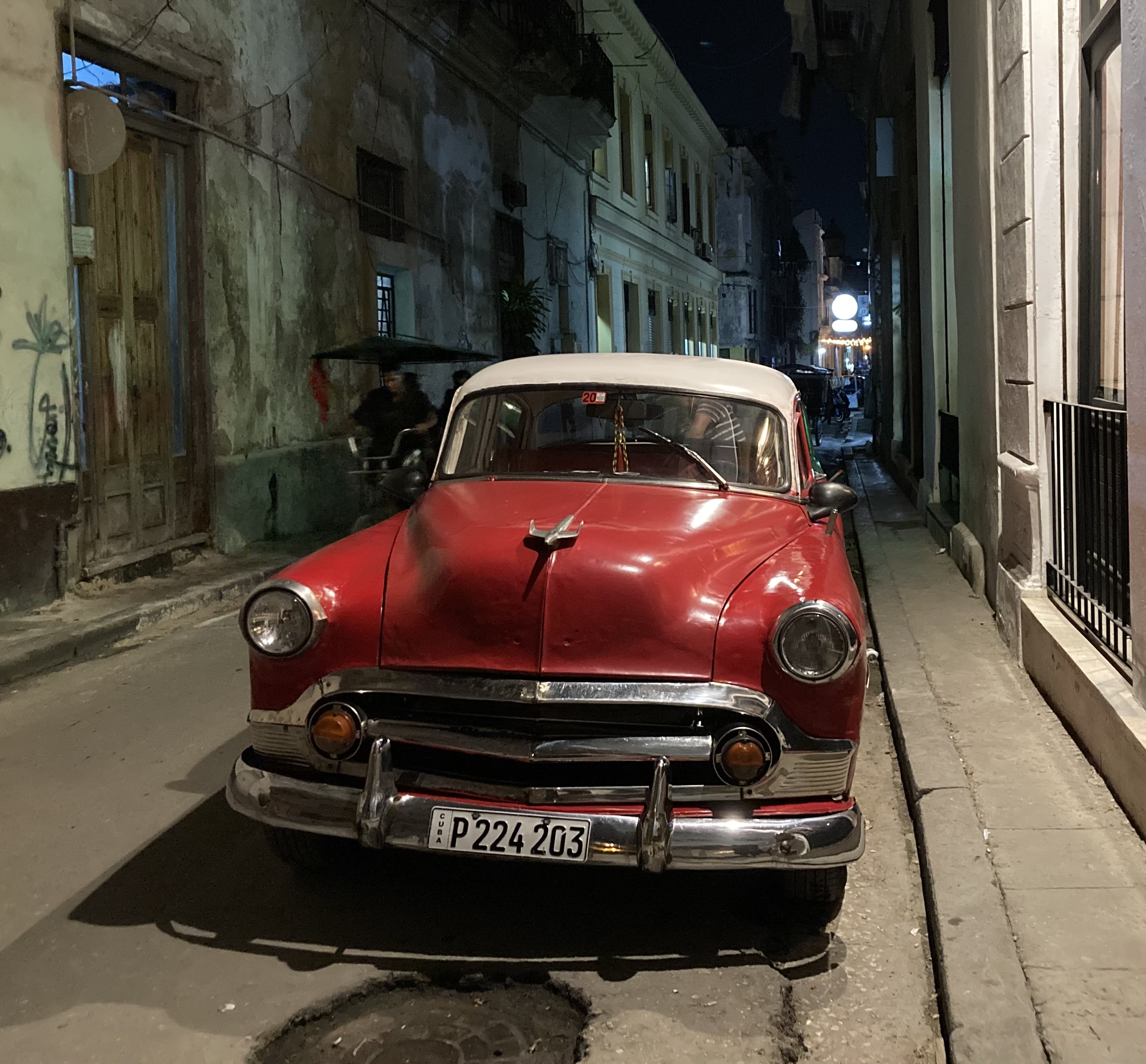 Old Havana colorful streets